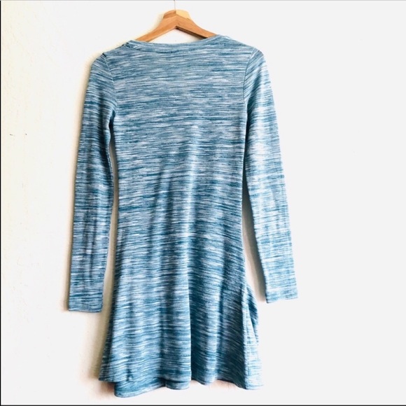 LOGO by Lori Goldstein teal heathered tunic top - Picture 4 of 6